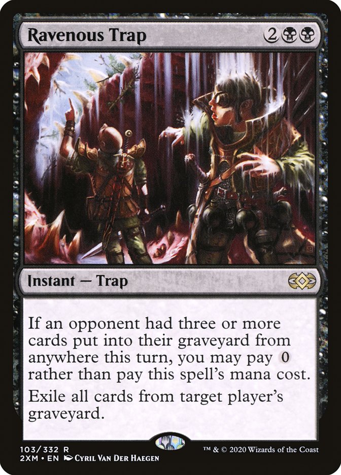 Ravenous Trap Double Masters #103 Card Front