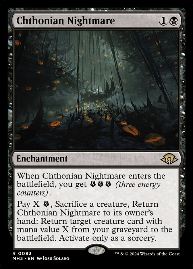 Chthonian Nightmare MTG Single | MH3 #083