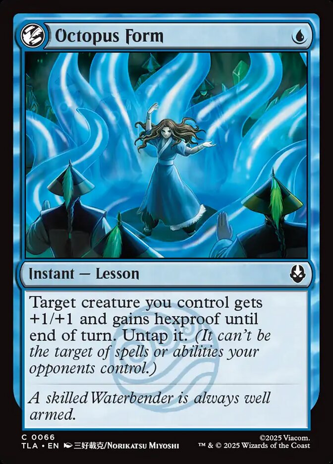 Octopus Form Avatar The Last Airbender #066 MTG Single Card Front