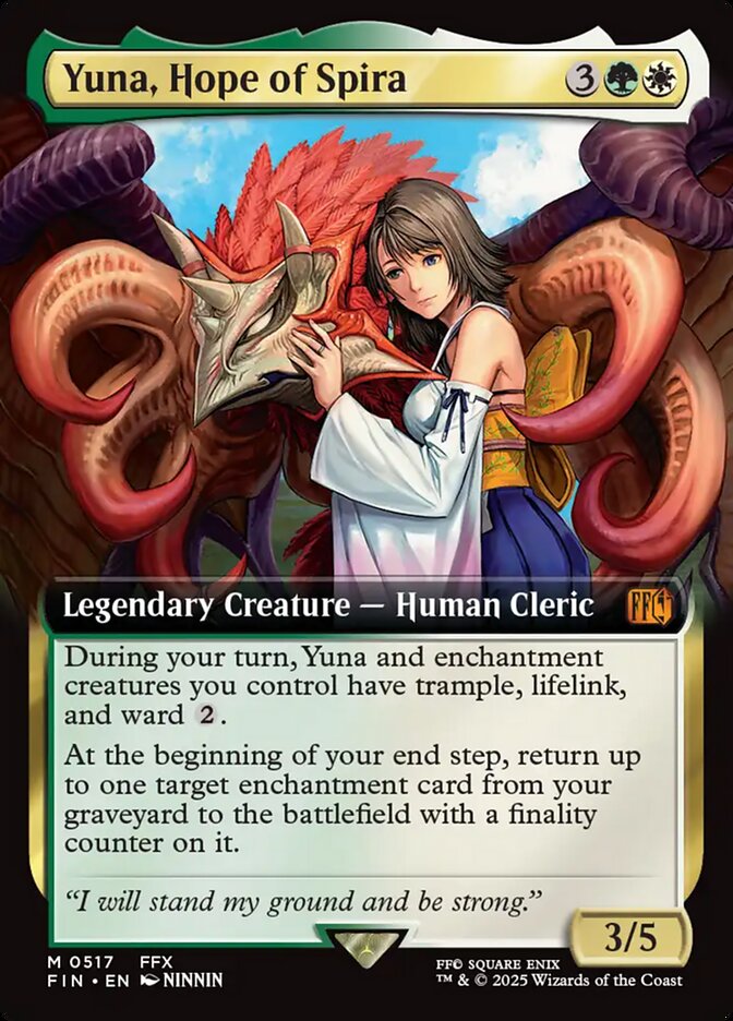 Extended Art Yuna, Hope of Spira Final Fantasy #517