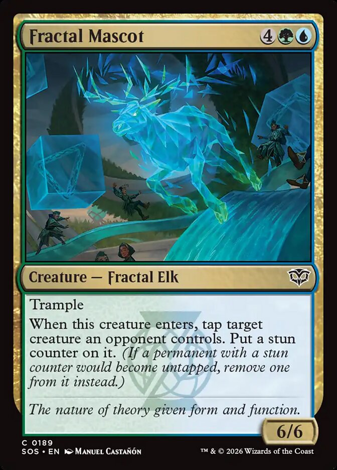Fractal Mascot Secrets of Strixhaven #189Card Front
