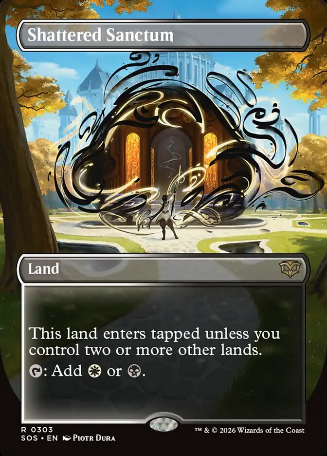 Shattered Sanctum Secrets of Strixhaven Borderless #303Card Front
