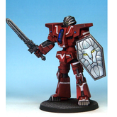 60mm tall robot holding a sword ...