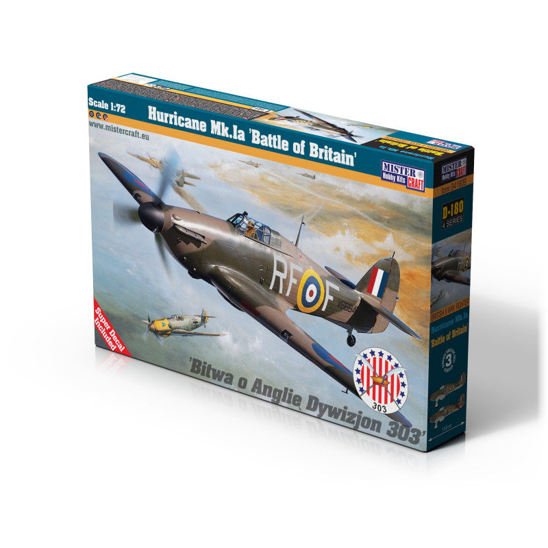 1/72 Battle Of Britain Hurricane Mk.Ia Model Kit