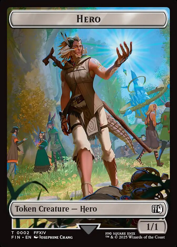 Final Fantasy Hero Token #002 Card Front