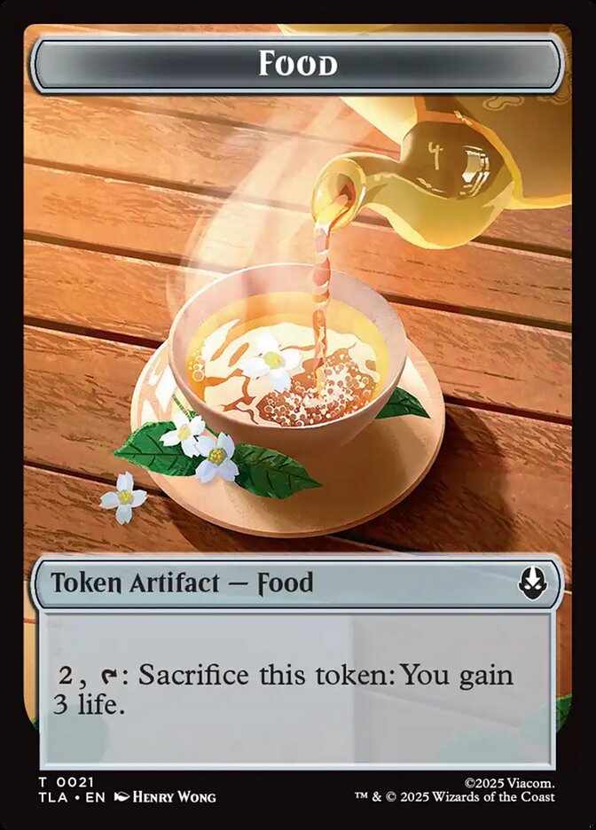 Food Avatar The Last Airbender Token #021 MTG Single Card Front