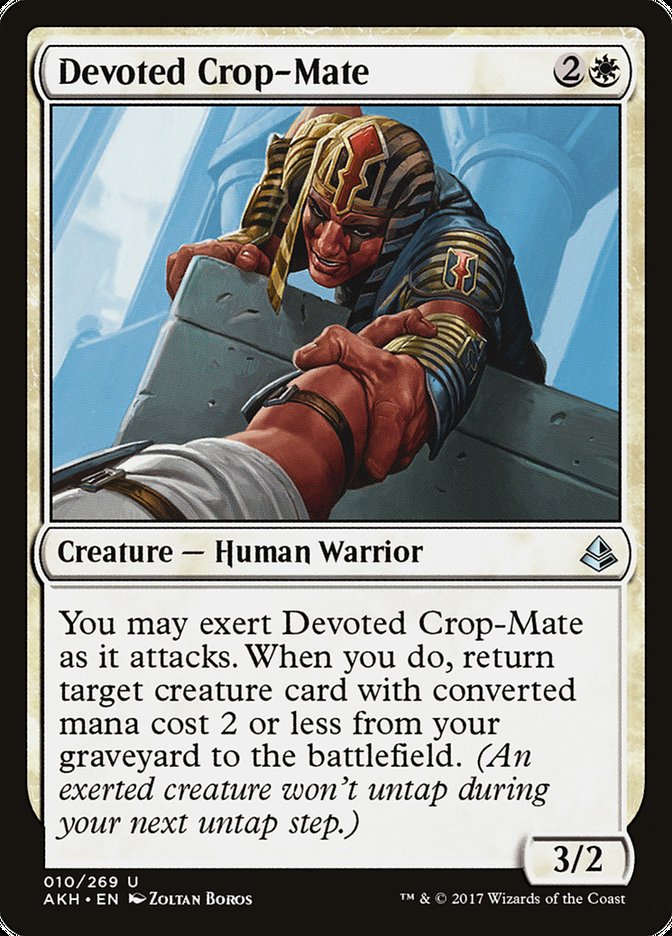 Devoted Crop-Mate Amonkhet #010 | Magic! The Gathering Singles
