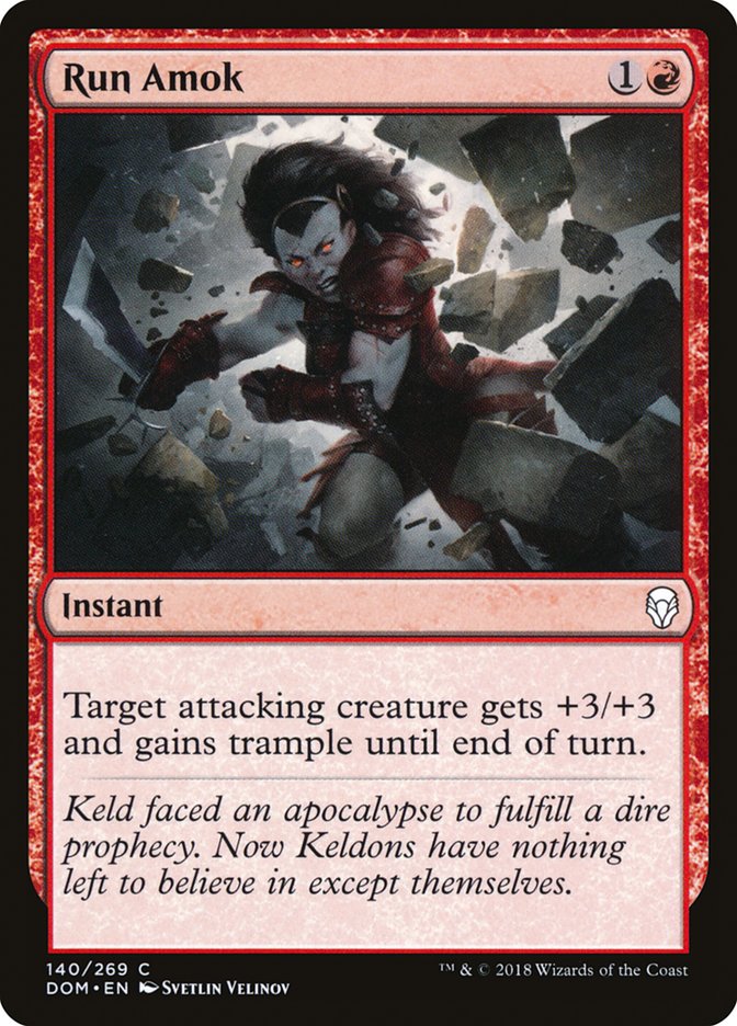 Run Amok Dominaria #140