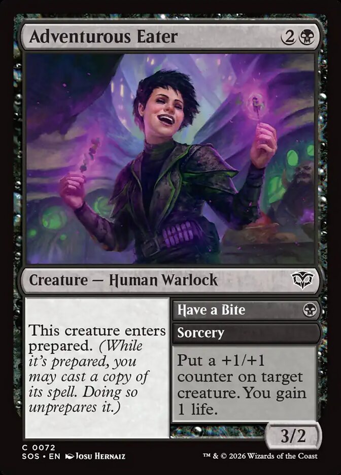 Adventurous Eater // Have a Bite Secrets of Strixhaven #072Card Front