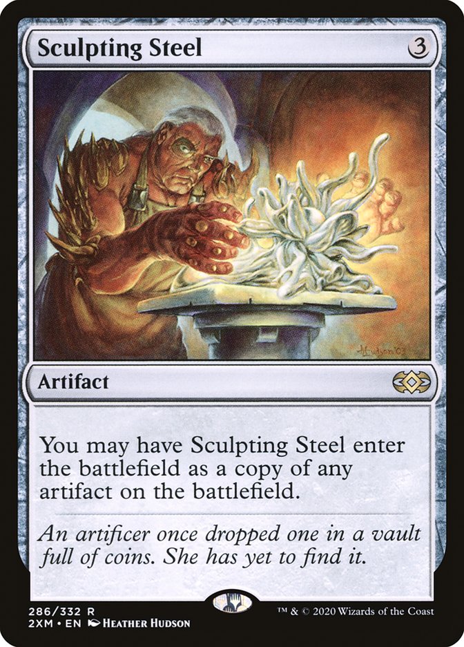 Sculpting Steel Double Masters #286 Card Front