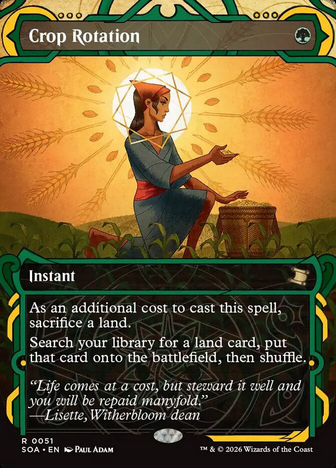 Crop Rotation Secrets of Strixhaven Mystical Archive #051Card Front