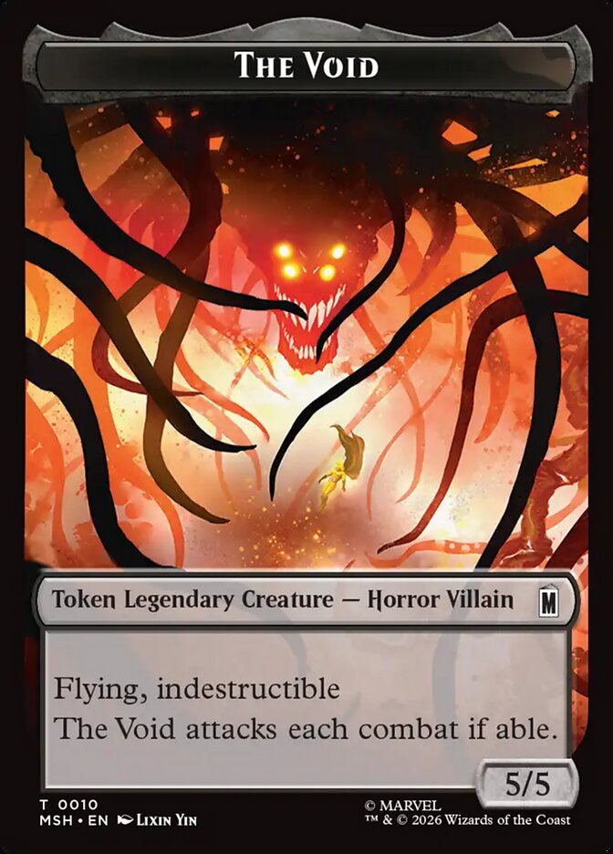 Marvel Superheroes The Void Card Front