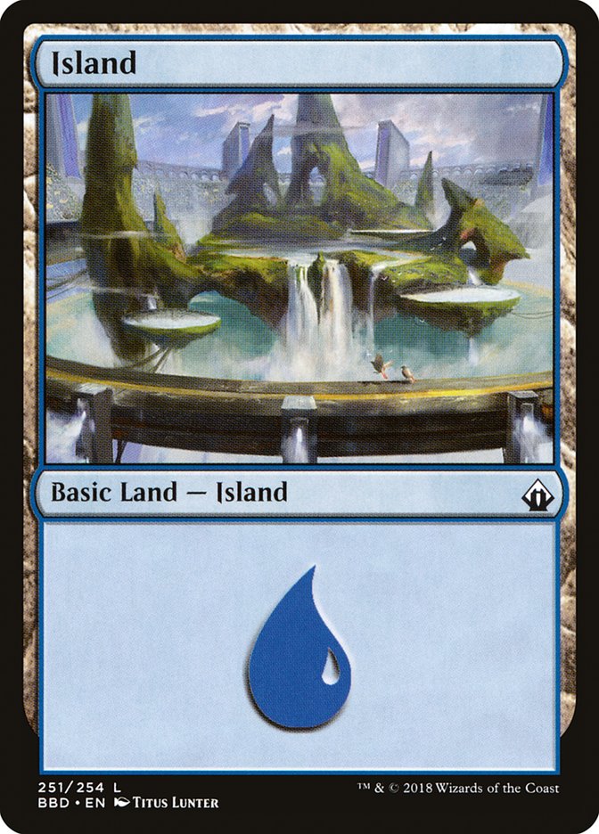 Island Battlebond #251 | Magic! The Gathering Single