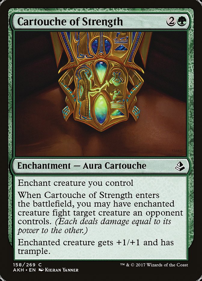 Cartouche of Strength Amonkhet #158 | Magic! The Gathering Singles