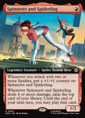 Spinneret and Spiderling Extende...