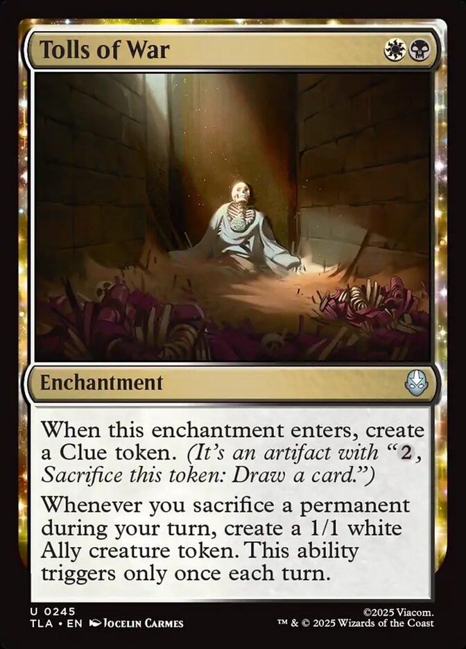 Tolls of War Avatar The Last Airbender #245 MTG Single Card Front