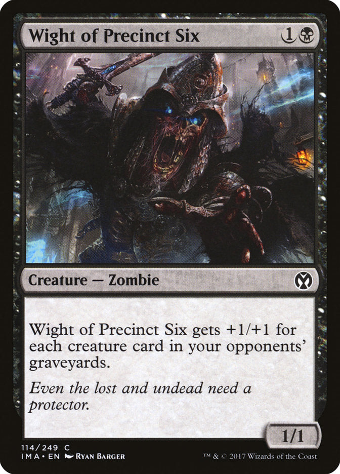 Wight of Precinct Six - Iconic Masters #114