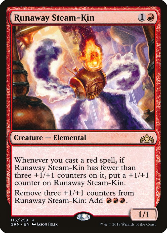 Runaway Steam-Kin MTG Singles | Guilds of Ravnica #115