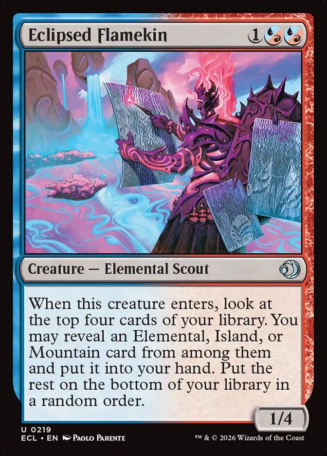 Eclipsed Flamekin Lorwyn Eclipsed #219