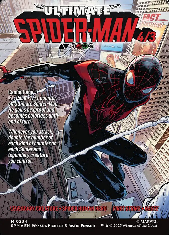 Miles Morales // Ultimate Spider-Man Borderless - Spider-Man #234