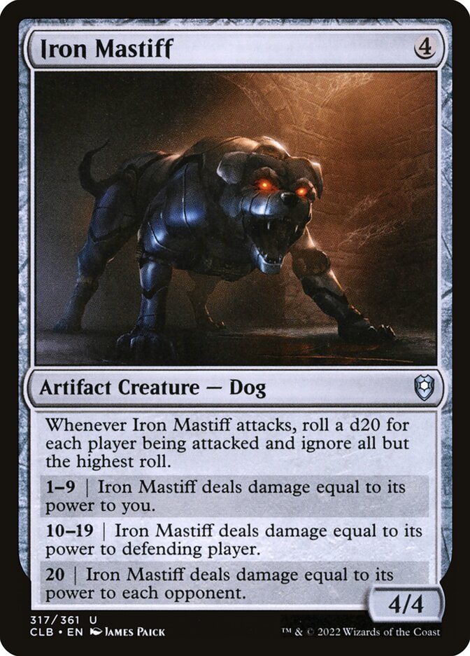 Iron Mastiff - Commander Legends #317 Card Front