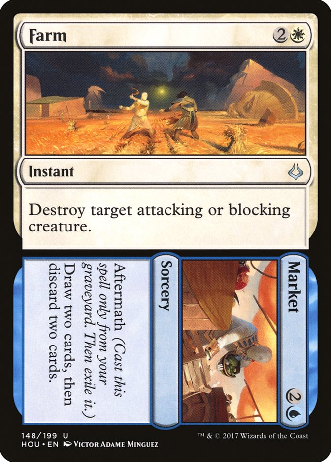 Hour of Devastation Farm // Market #148 Card Front