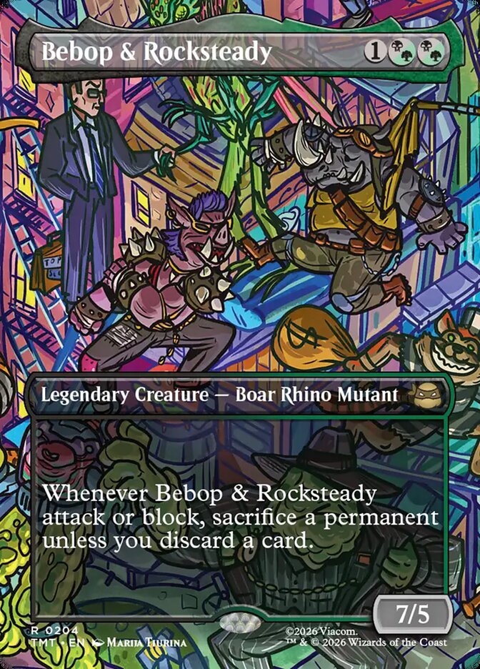 Bebop & Rocksteady Borderless Scene #204