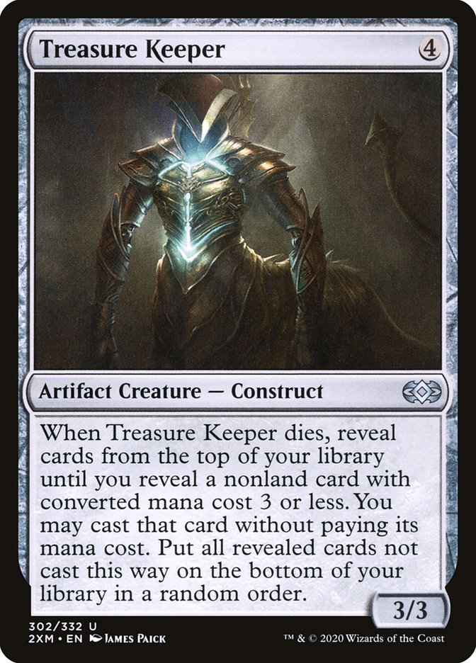 Treasure Keeper Double Masters #302 Card Front