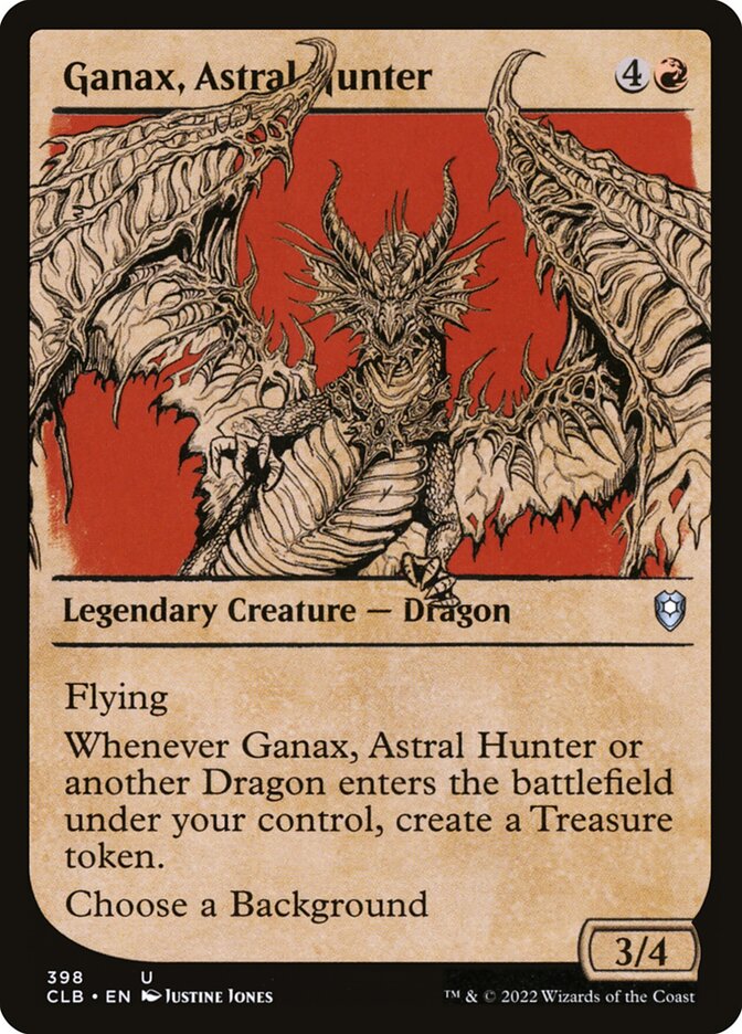 Ganax, Astral Hunter - Commander Legends #398 Card Front