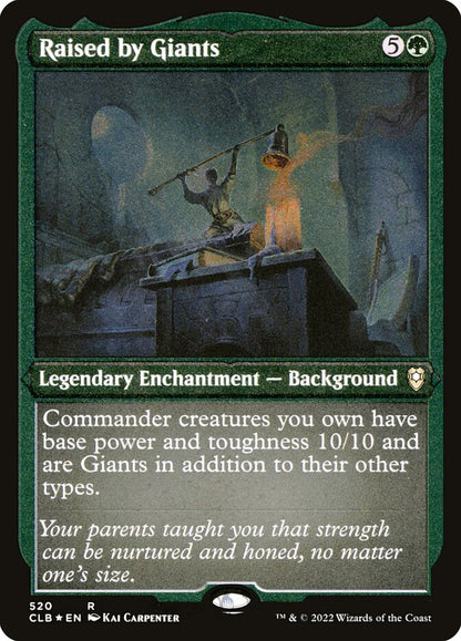 Raised by Giants - Commander Legends #520 Card Front