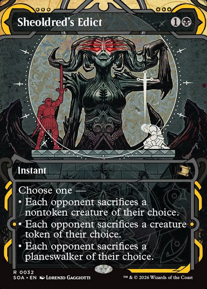 Sheoldred's Edict Secrets of Strixhaven Mystical Archive #032Card Front