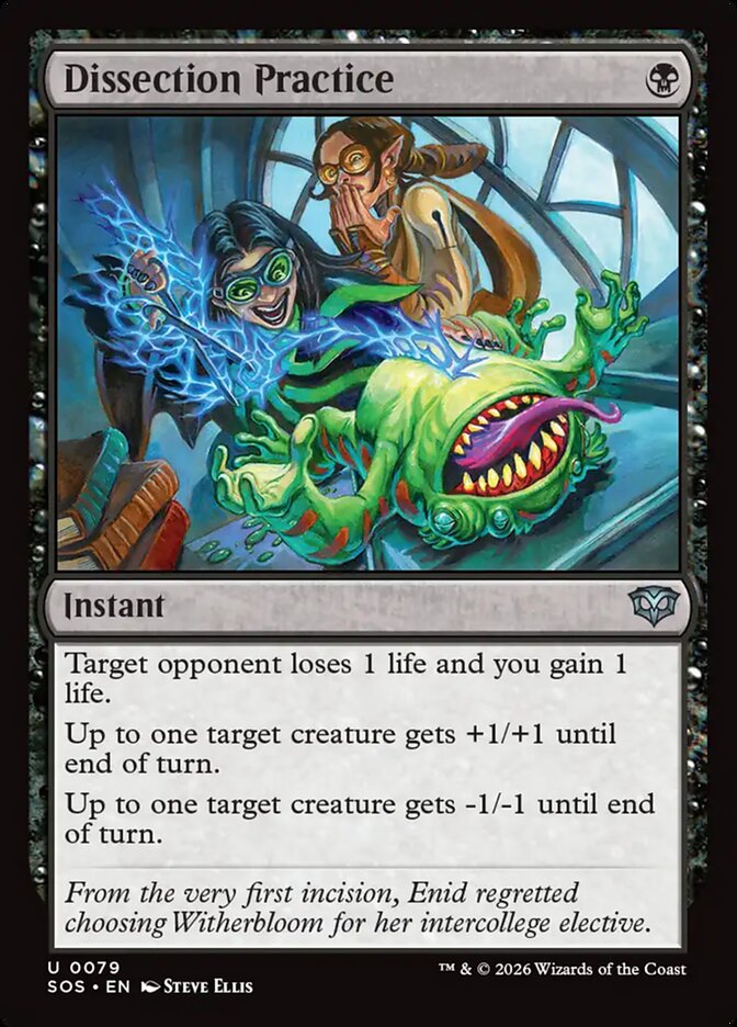 Dissection Practice Secrets of Strixhaven #079Card Front