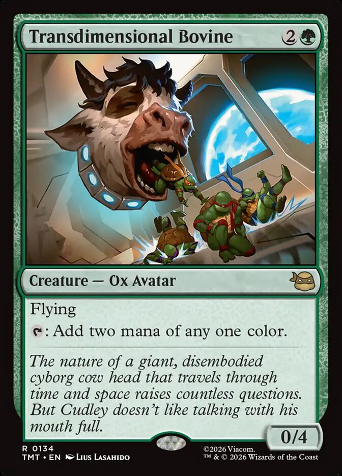 Transdimensional Bovine Teenage Mutant Ninja Turtles #134