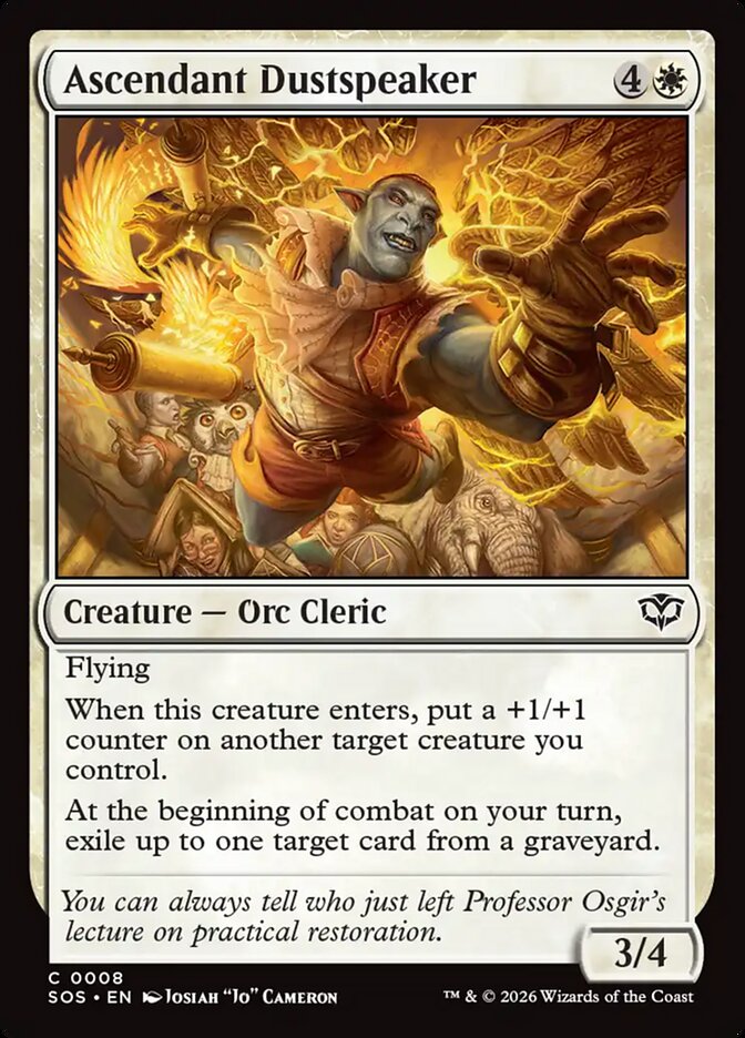 Ascendant Dustspeaker Secrets of Strixhaven #008Card Front