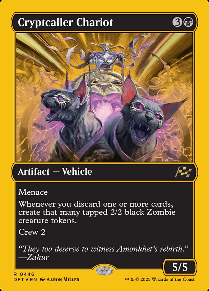 Cryptcaller Chariot - First Place Foil Aetherdrift #446