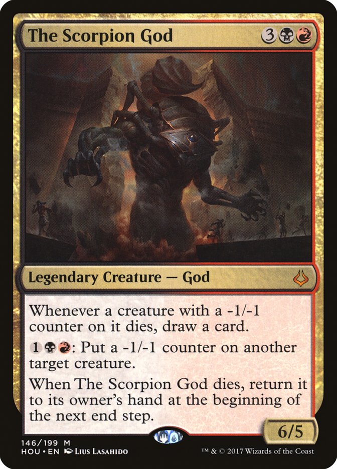 Hour of Devastation The Scorpion God #146 Card Front