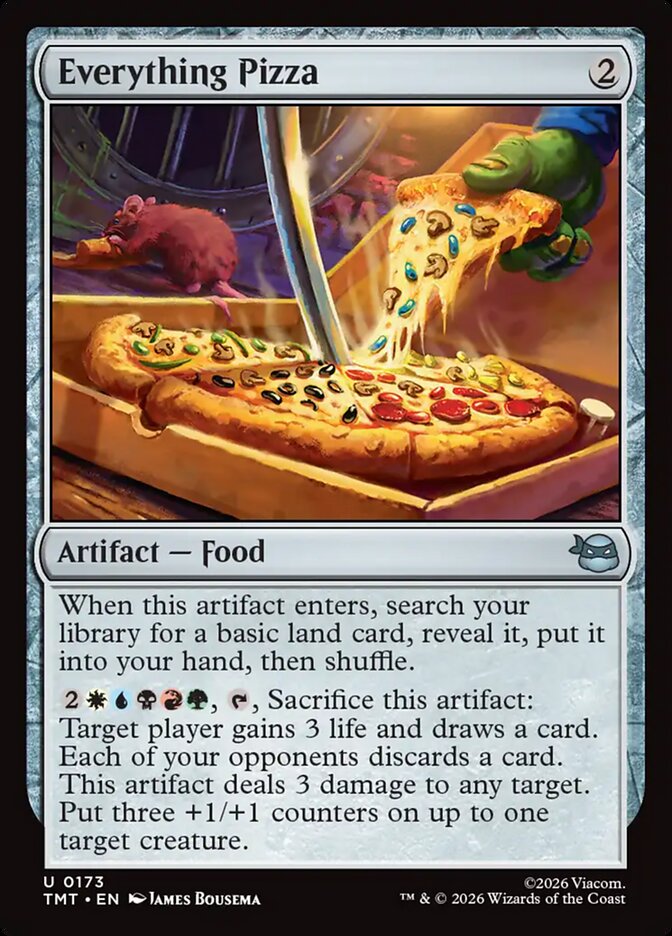 Everything Pizza Teenage Mutant Ninja Turtles #173