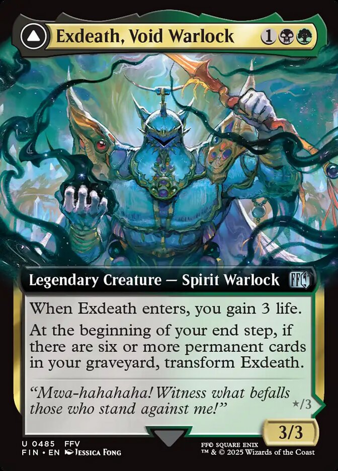Extended Art Exdeath, Void Warlock // Neo Exdeath, Dimension's End Final Fantasy #485