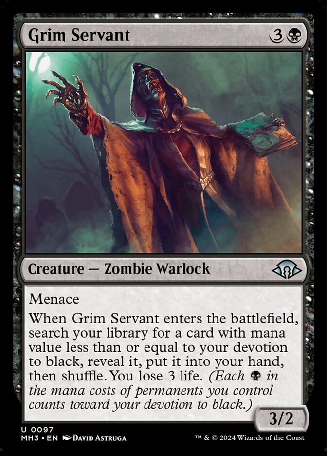 Grim Servant MTG Single | MH3 #097