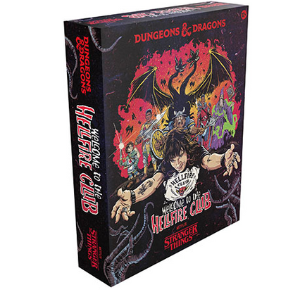 Dungeons and Dragons Stranger Things Welcome to the Hellfire Club boxed set cooperative RPG game contents