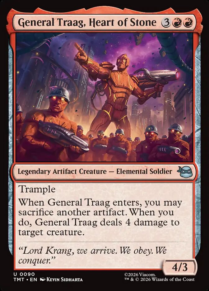 General Traag, Heart of Stone Teenage Mutant Ninja Turtles #090