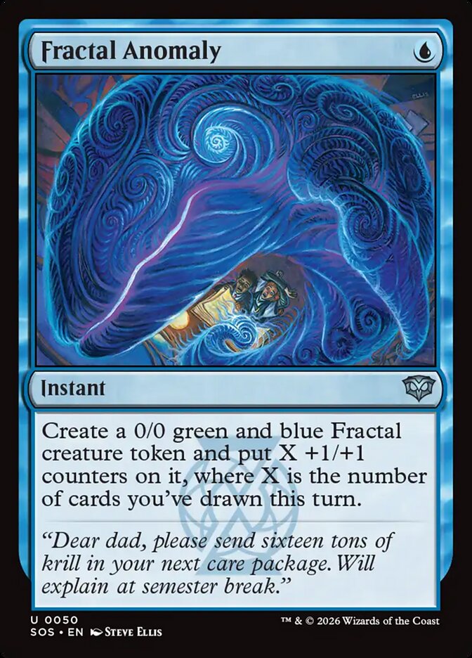 Fractal Anomaly Secrets of Strixhaven #050Card Front