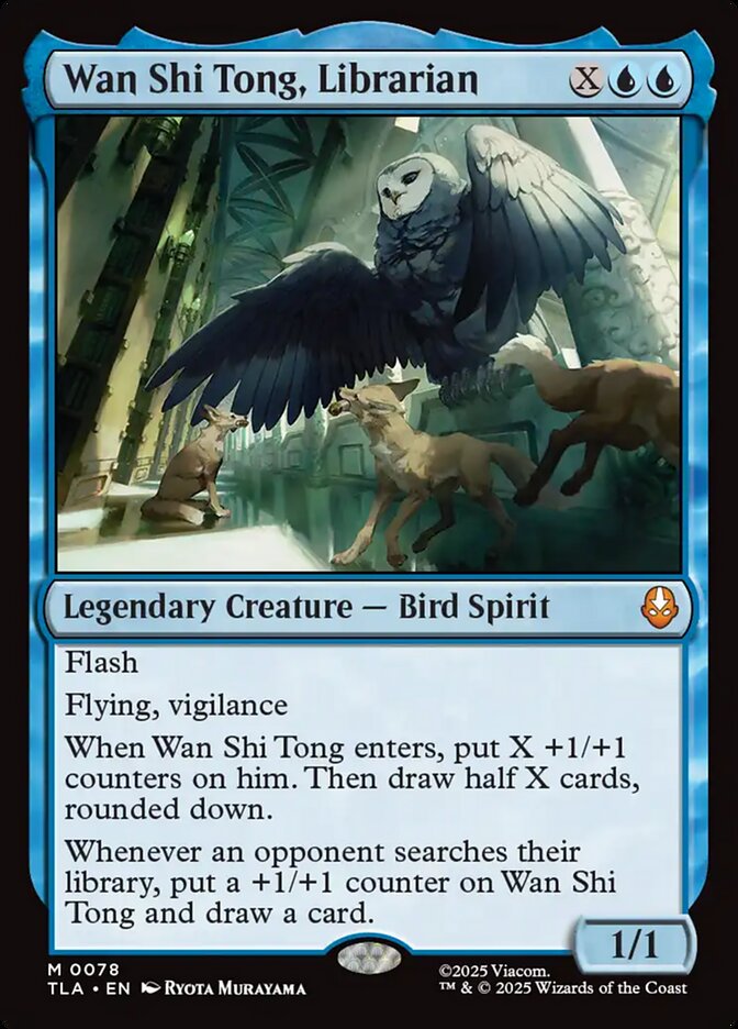 Wan Shi Tong, Librarian Avatar The Last Airbender #078 MTG Single Card Front