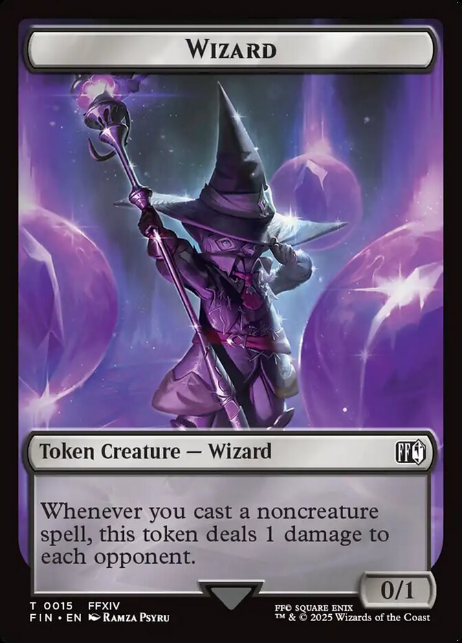 Final Fantasy Wizard Token #015 Card Front
