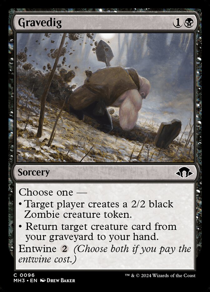 Gravedig MTG Single | MH3 #096