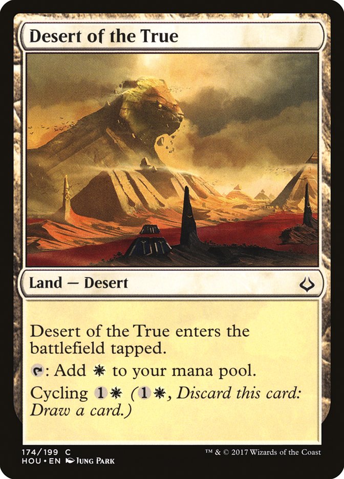 Hour of Devastation Desert of the True #174 Card Front