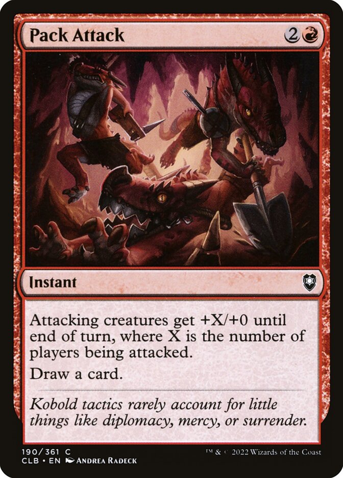 Pack Attack - Commander Legends #190 Card Front