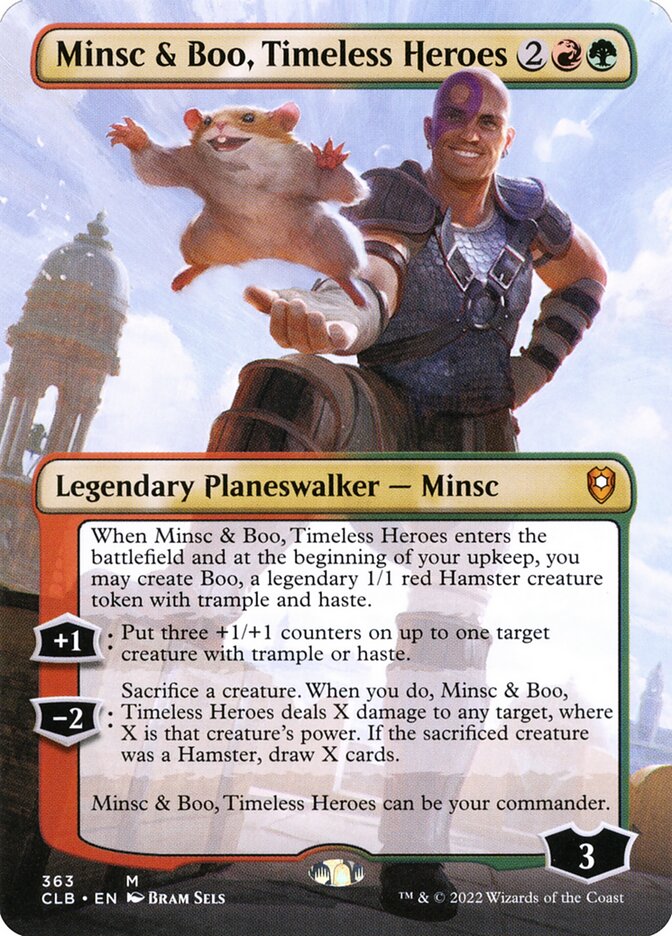 Minsc & Boo, Timeless Heroes - Commander Legends #363 Card Front