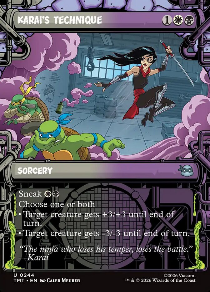 Karai's Technique Sewer Frame #244