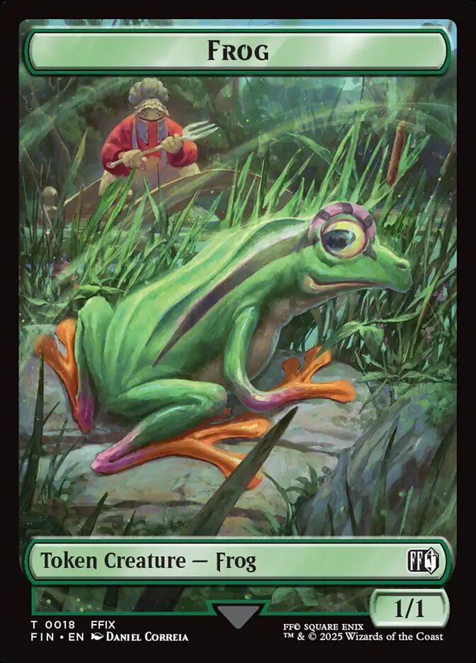 Final Fantasy Frog Token #018 Card Front